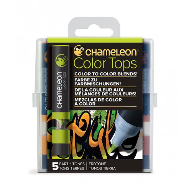 Chameleon 5-Pen Color Tops Earth Set